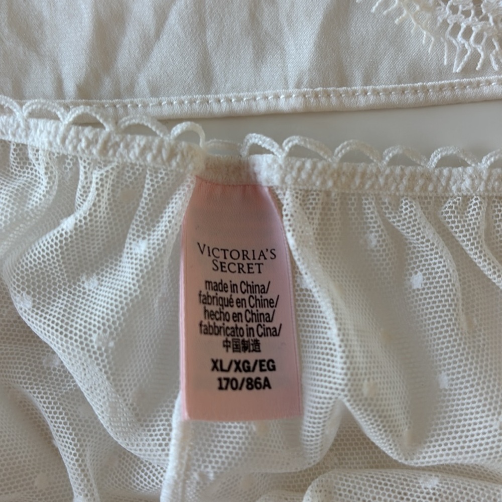 Victoria’s Secret | White Lace Tank (L) and Boyshort (XL) - Picture 4 of 11